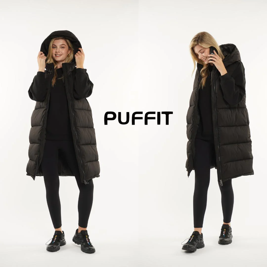 WarmCore™ Oversized Hooded Long Puffer Gilet - Image 4