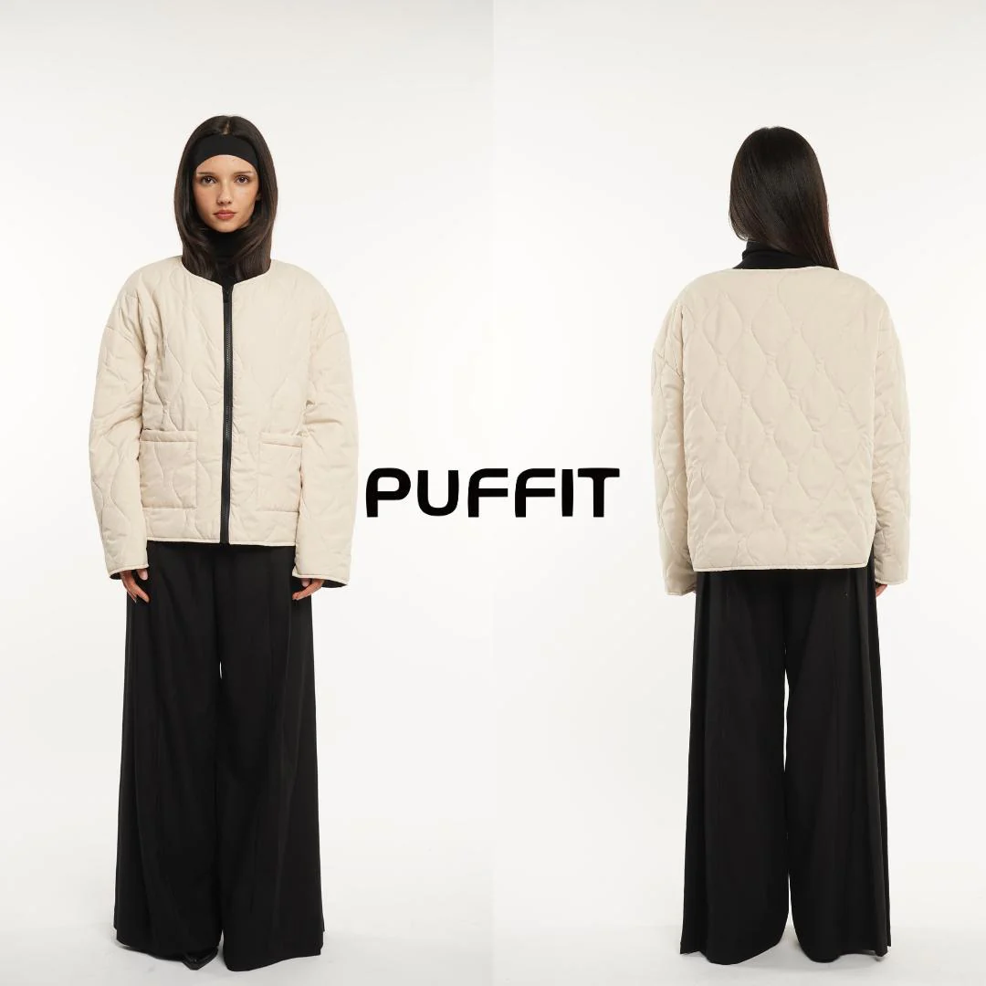WarmCore™ Spring Round Neck Quilted Jacket - Image 3
