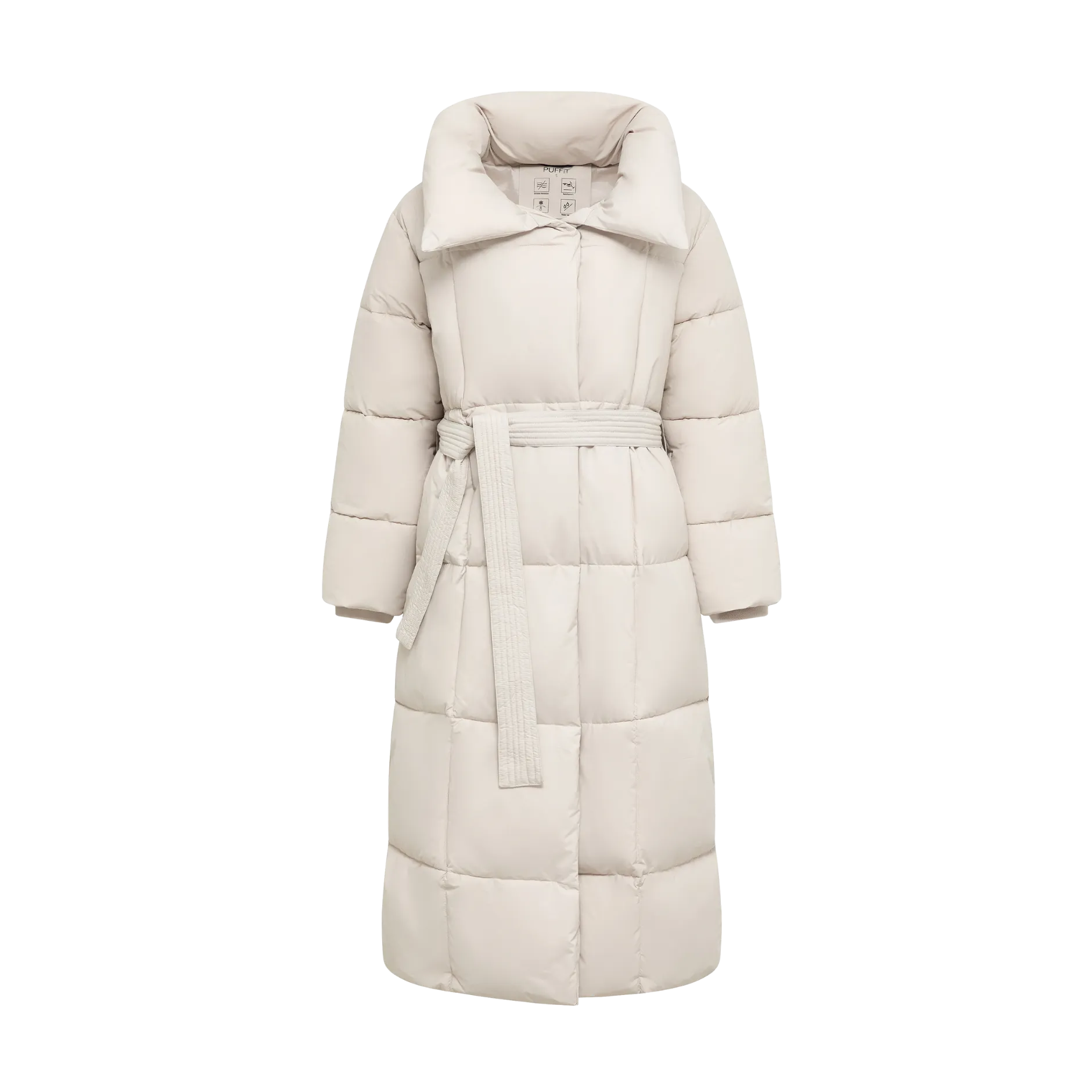 WarmCore™ Extra Long Belted Puffer Jacket - Image 14