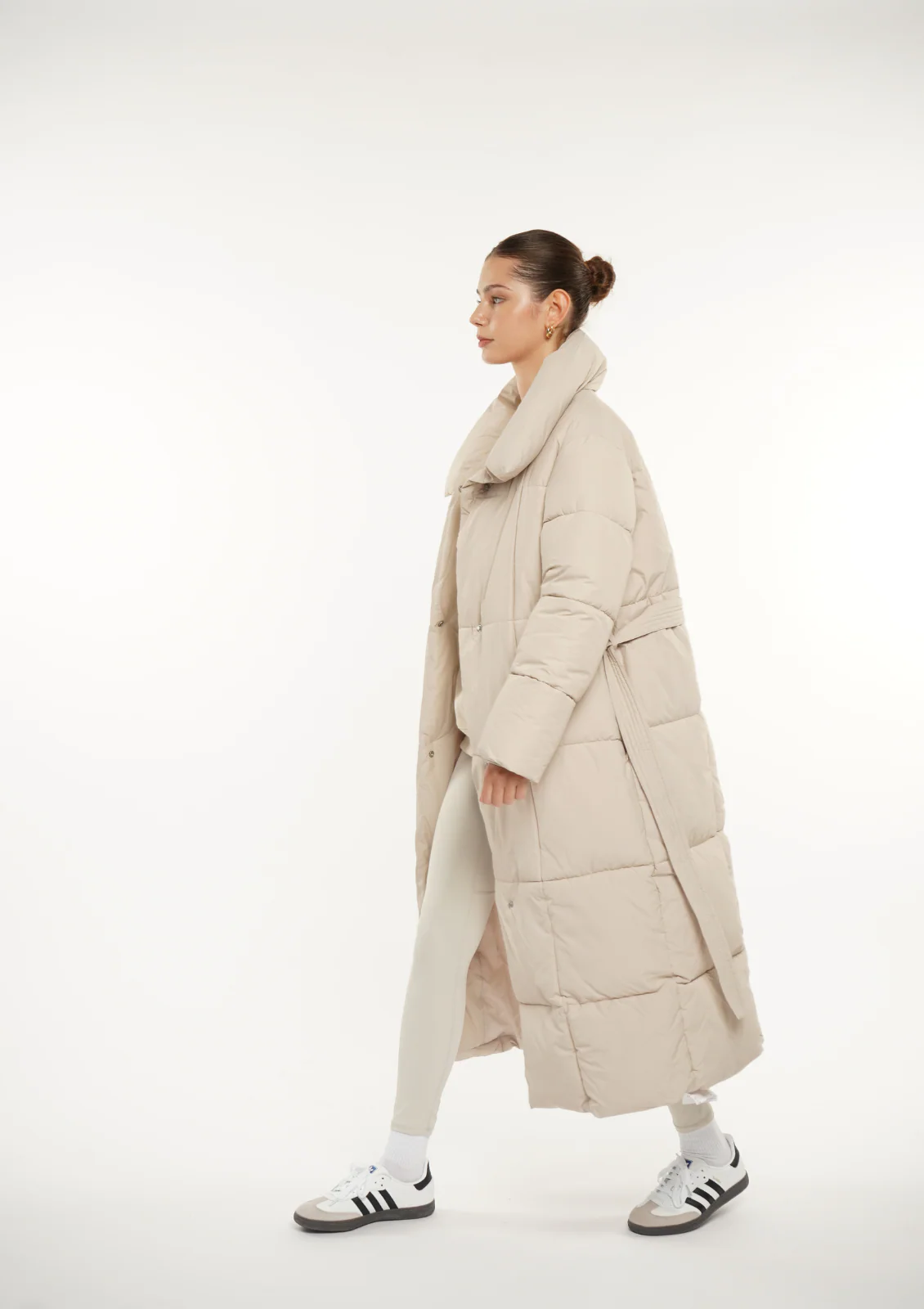 WarmCore™ Extra Long Belted Puffer Jacket - Image 7