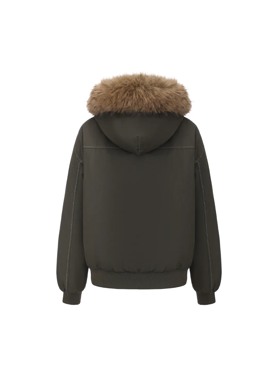 WarmCore™ Faux Fur Lined And Trim Bomber Jacket - Image 10