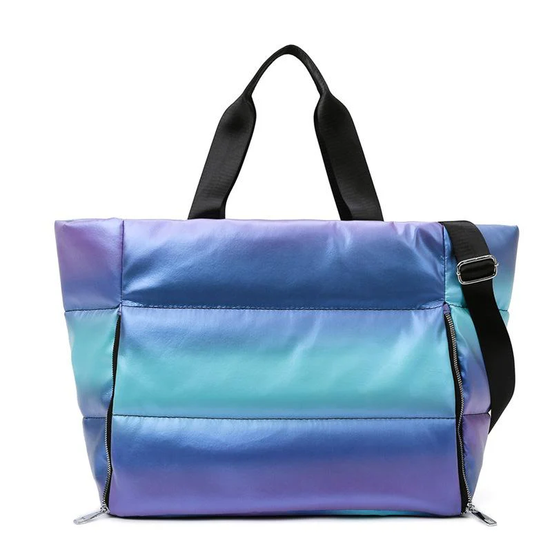 Colorful Puffer Tote Bag - Image 8