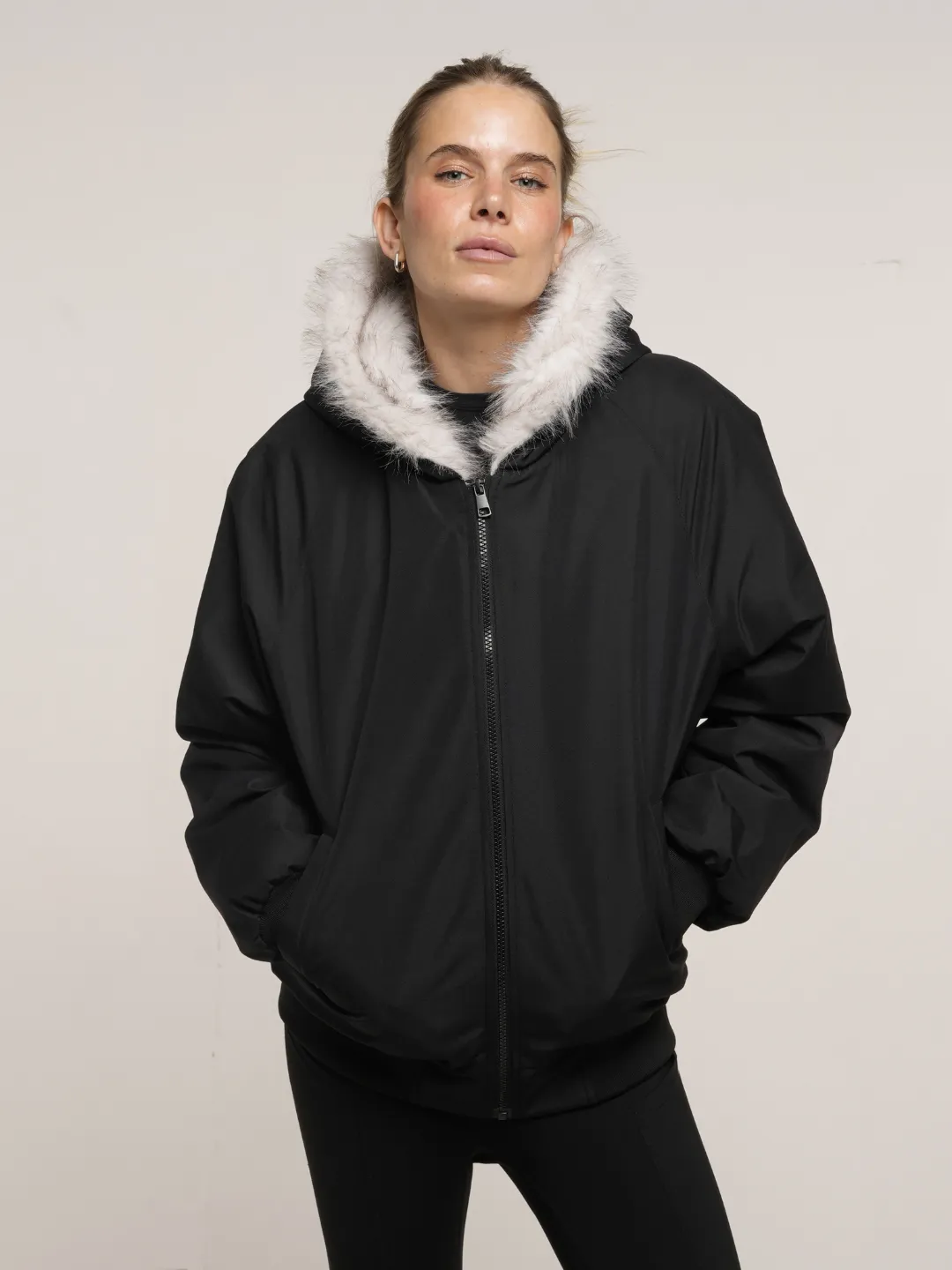WarmCore™ STM-TEX Faux Fur Lined Waterproof Bomber Parka - Image 14