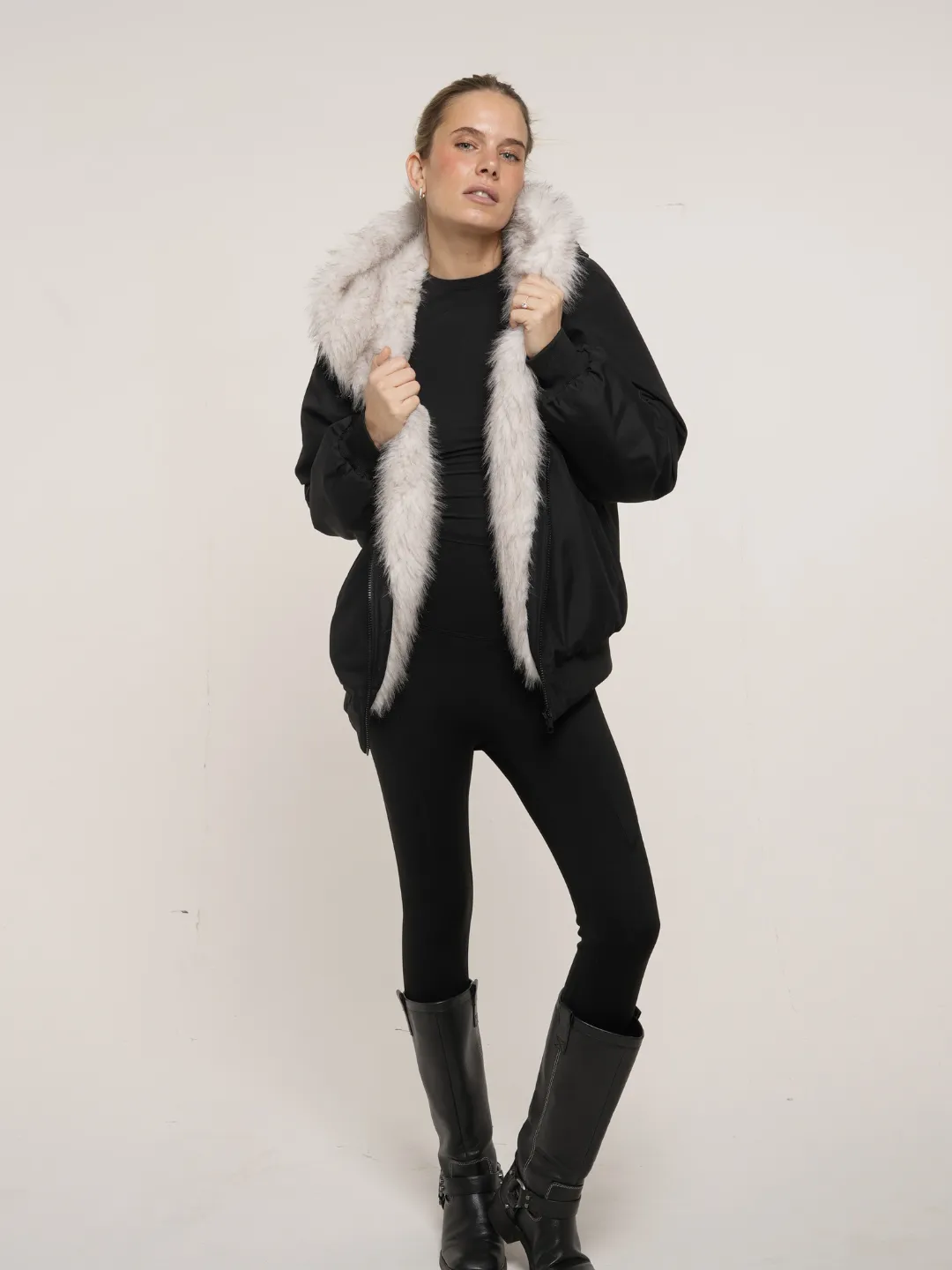 WarmCore™ STM-TEX Faux Fur Lined Waterproof Bomber Parka - Image 3