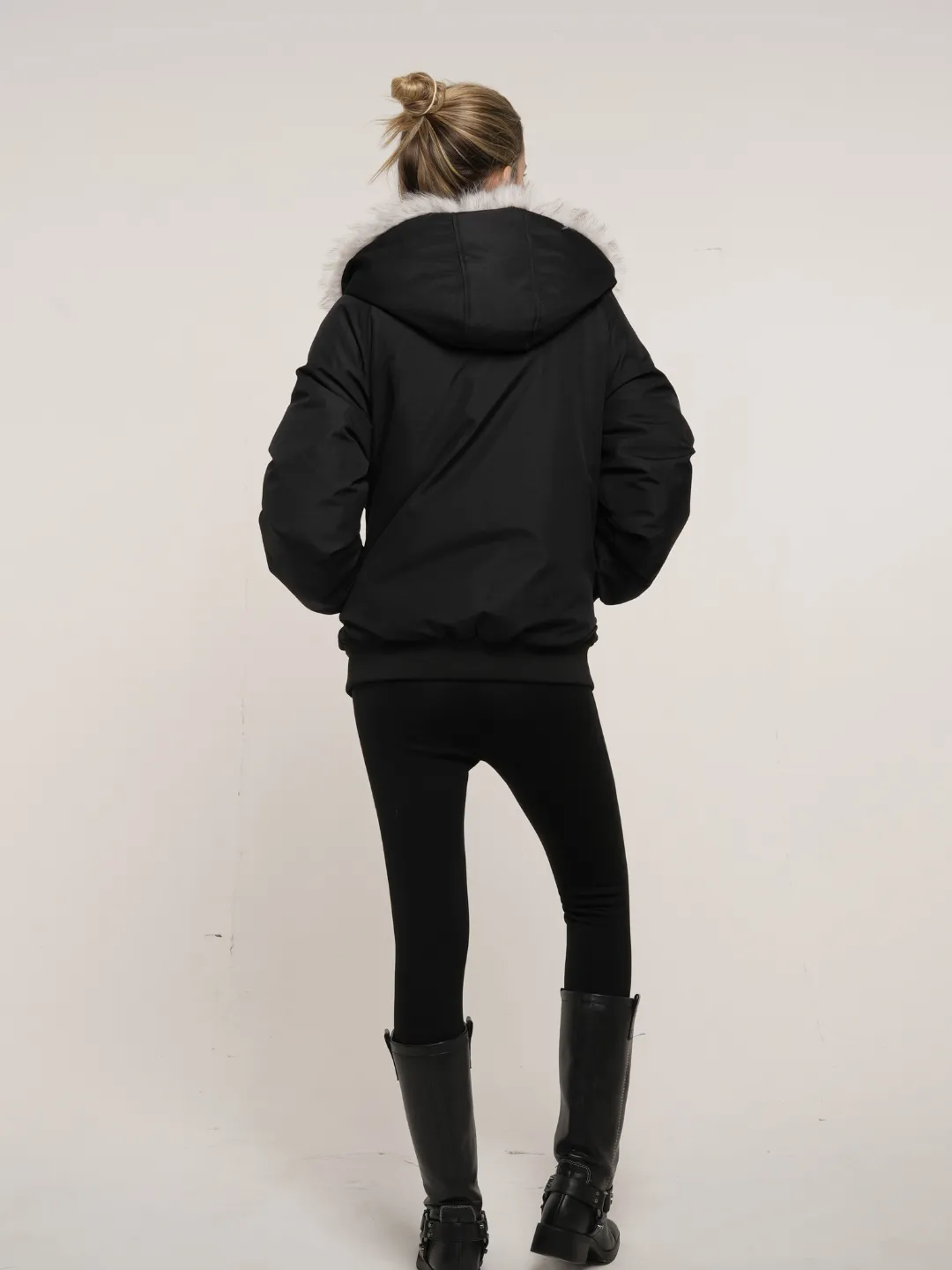 WarmCore™ STM-TEX Faux Fur Lined Waterproof Bomber Parka - Image 4