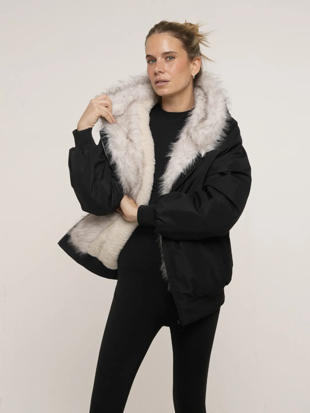WarmCore™ STM-TEX Faux Fur Lined Waterproof Bomber Parka - Image 5