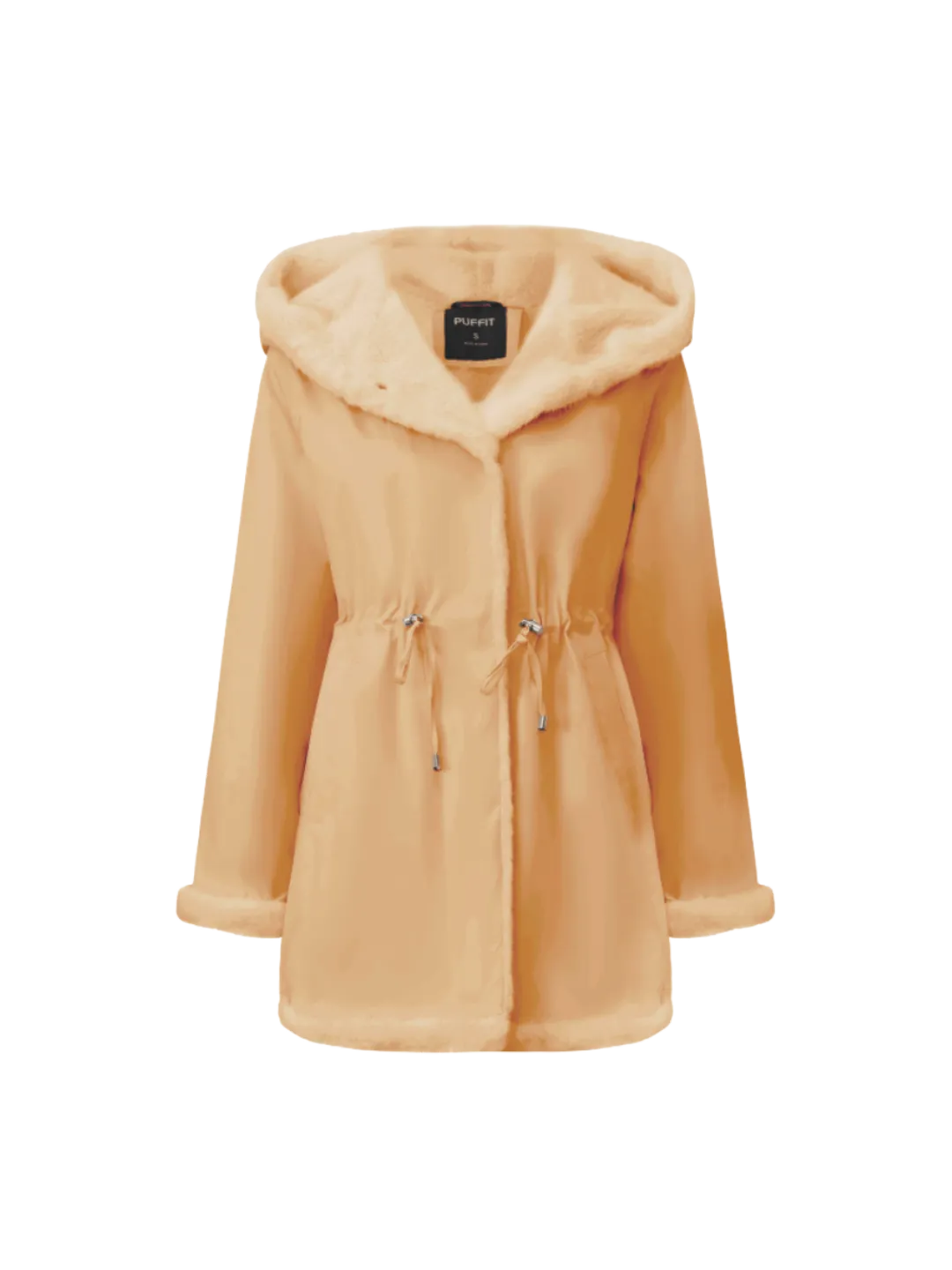WarmCore™ Faux Fur Lined Mid Length Rain Coat - Image 13