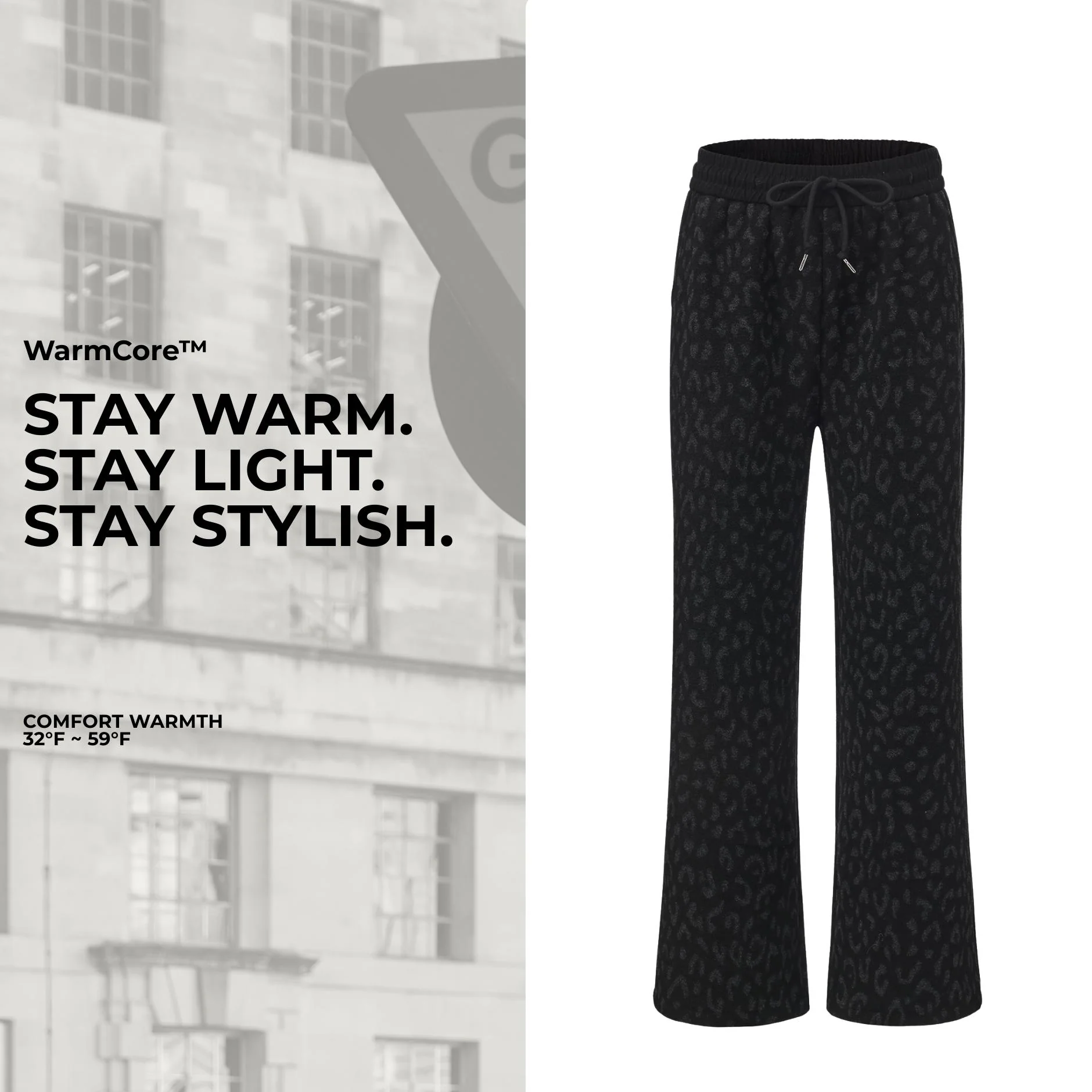 WarmCore™ Cozy Fleece Lined Leopard Pants - Image 6