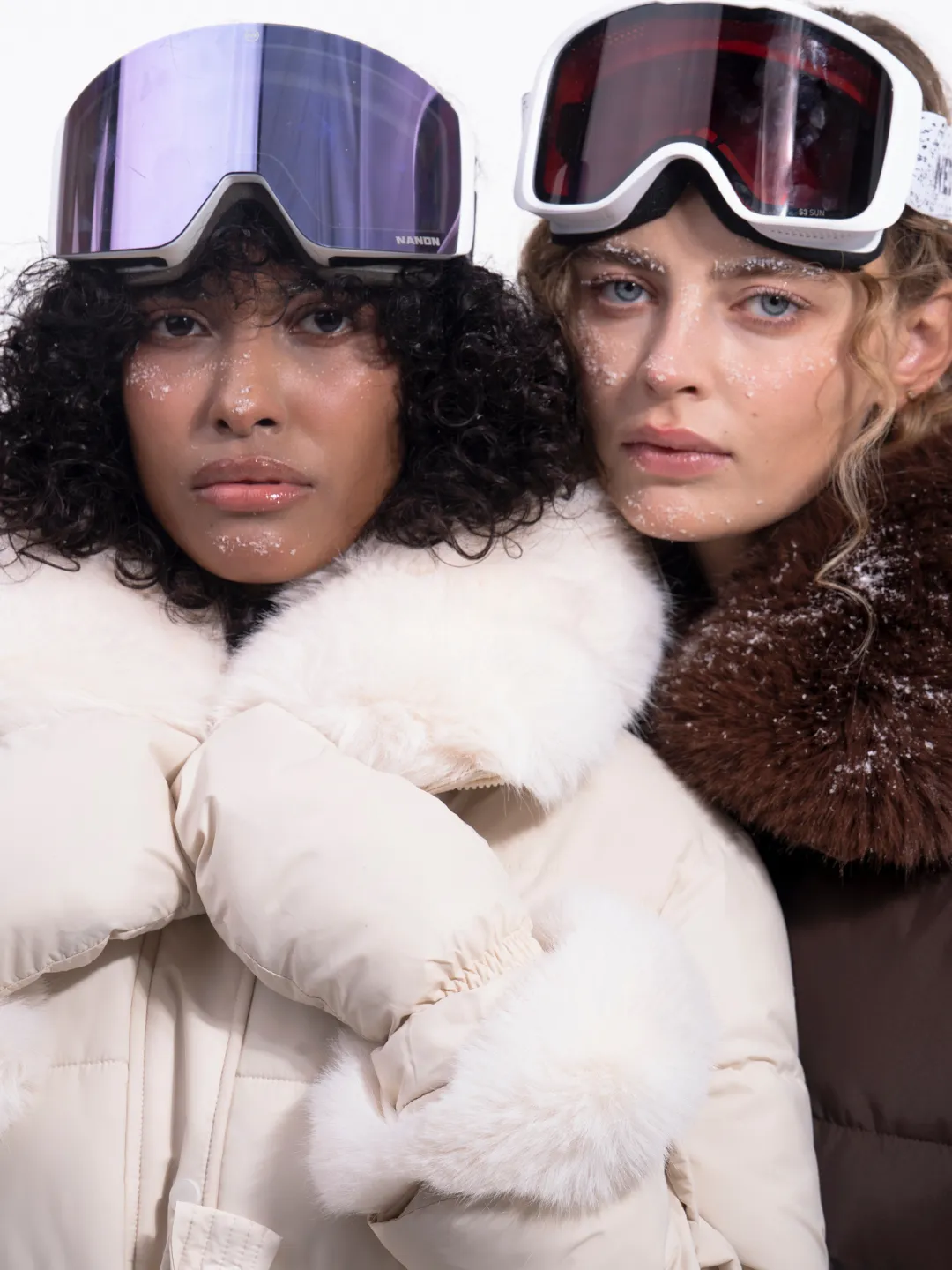 WarmCore™ Premium Elegant Detachable Faux Fur Collar Puffer With Belt - Image 7