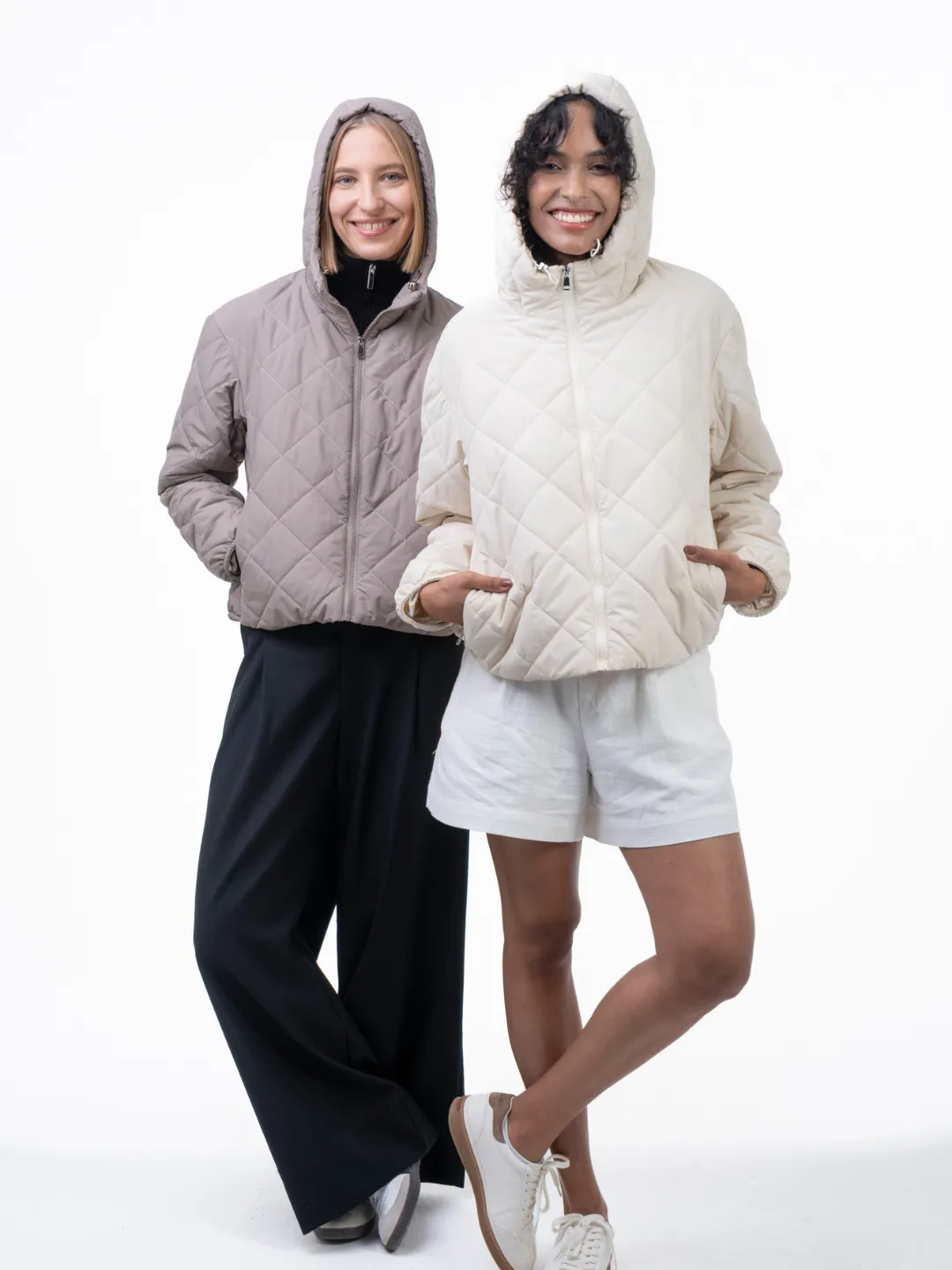 WarmCore™ Short Diamond Quilted Jacket - Image 3