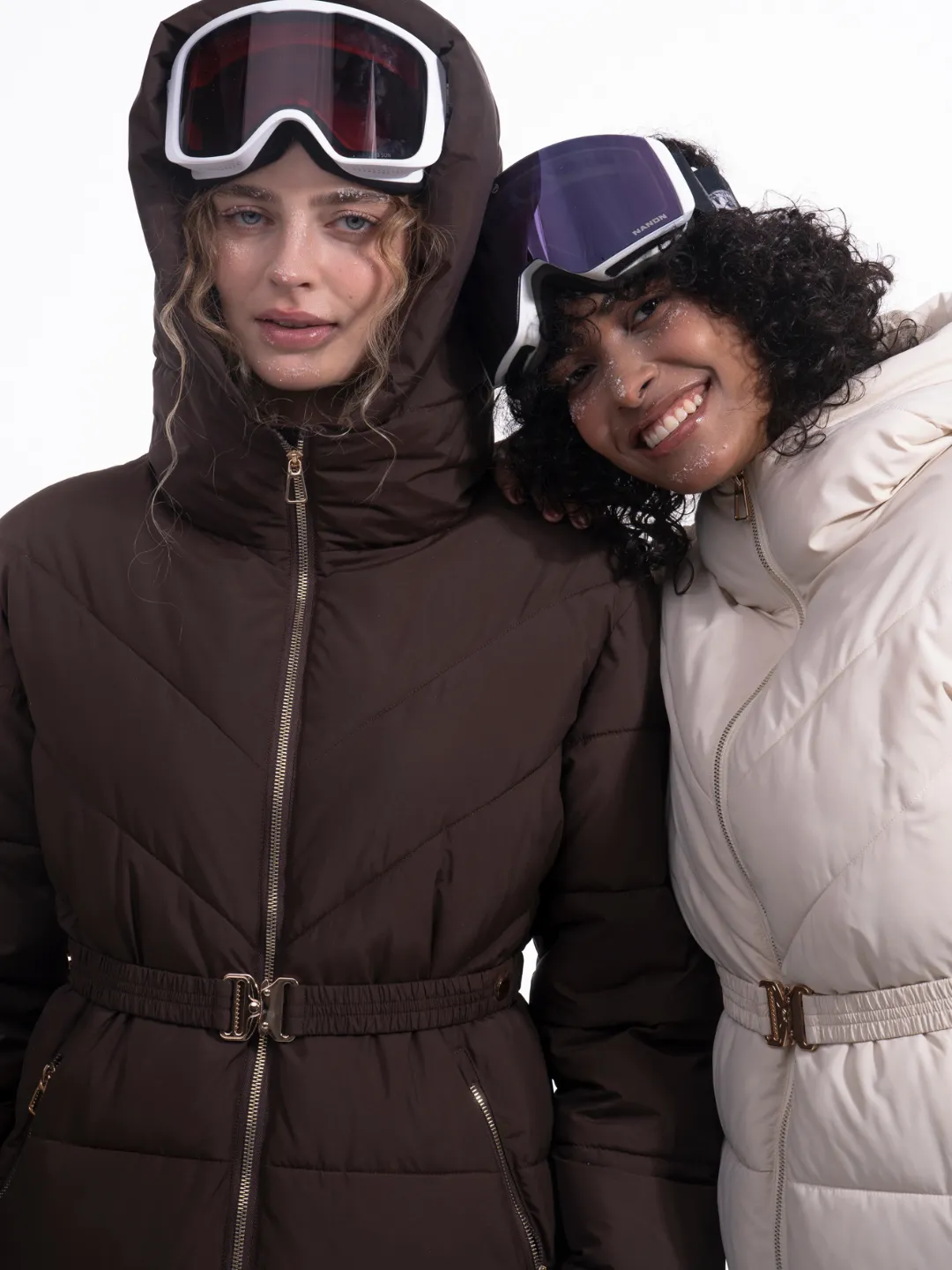 WarmCore™ Gold-tone Belted Puffer Jacket - Image 10