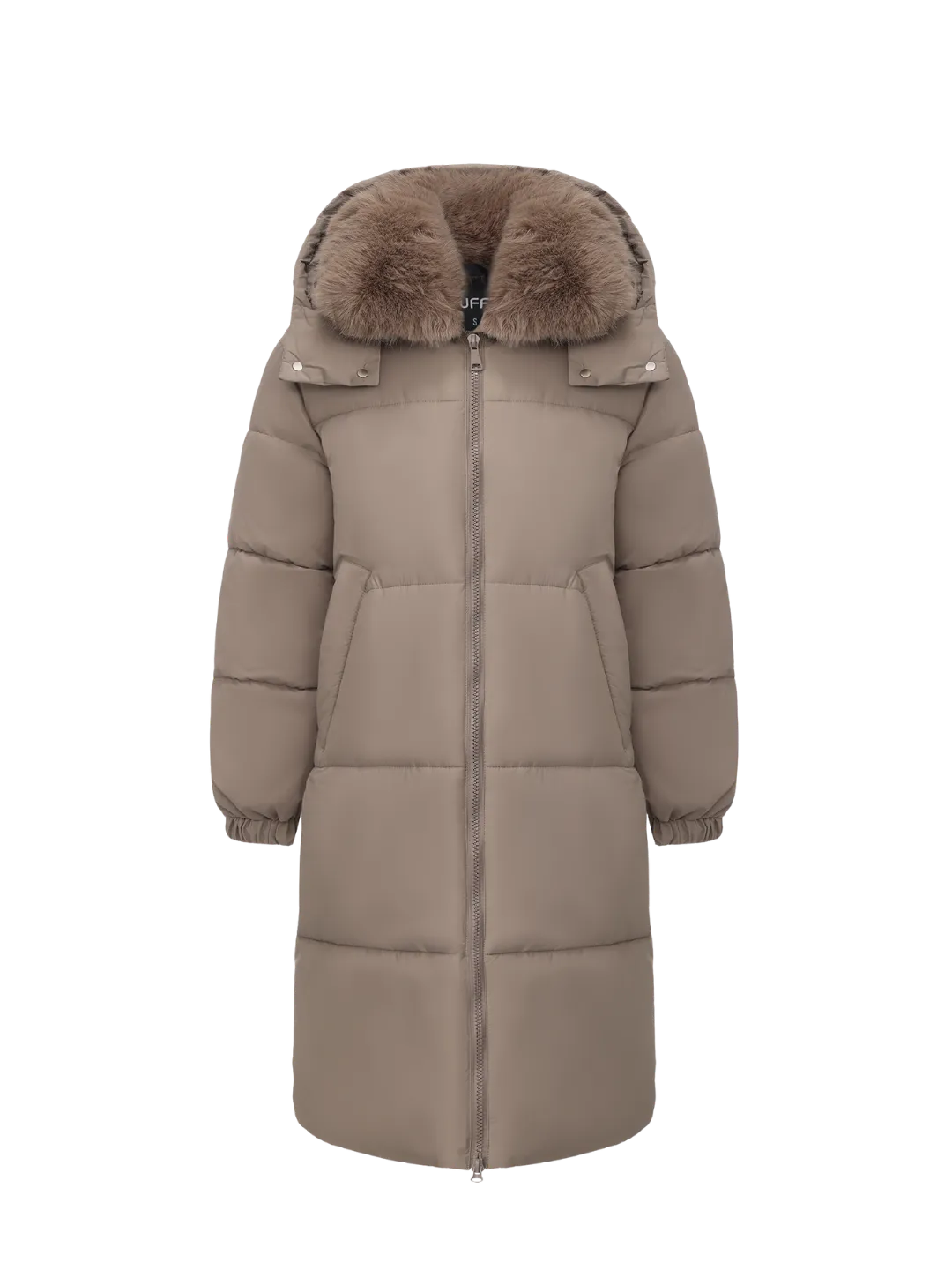 WarmCore™ Faux Fur Collar Long Puffer Jacket - Image 14