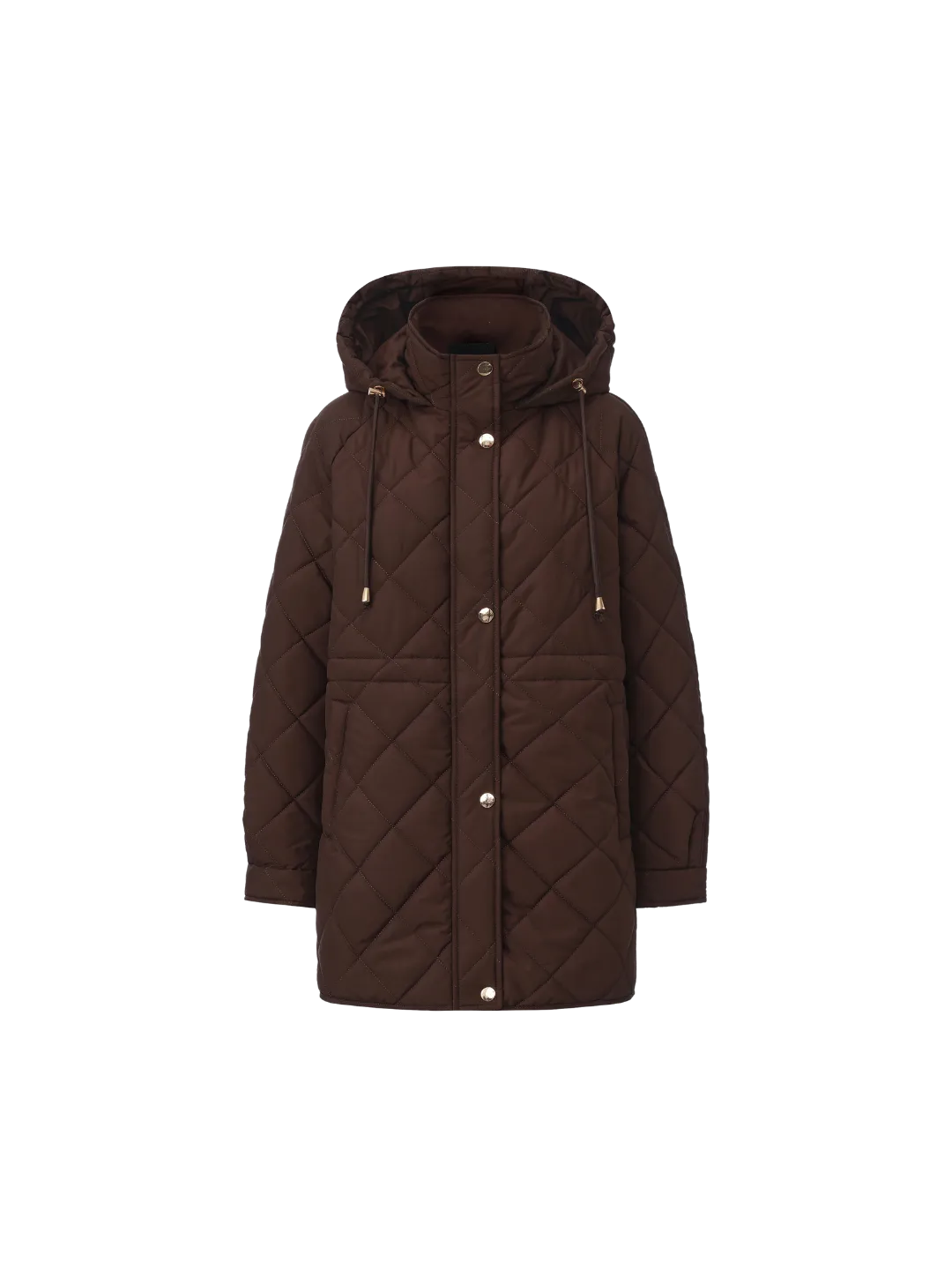 WarmCore™ Mid Length Diamond Quilted Puffer - Image 11