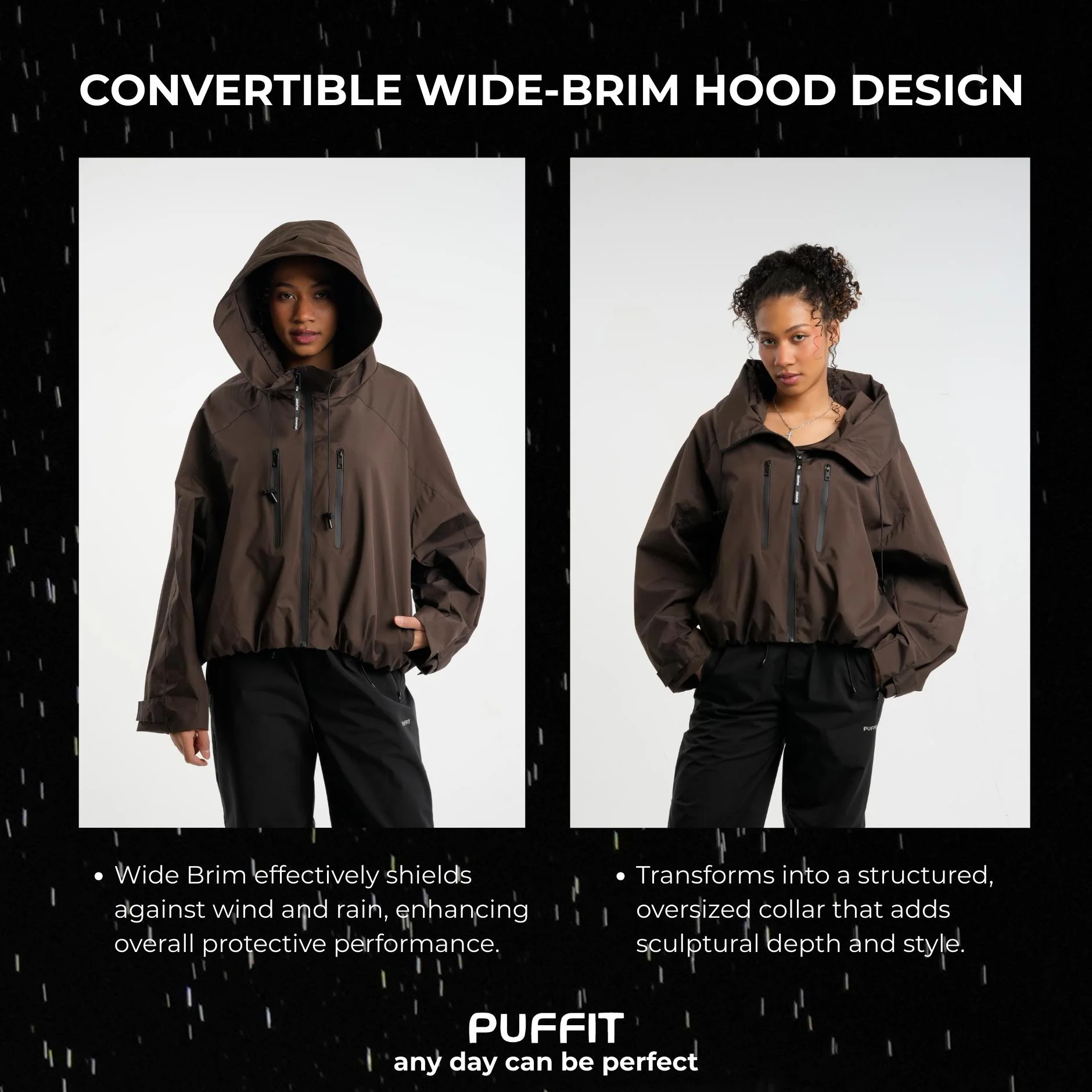 STM-TEX™ Short Oversized Rain Jacket - Image 5