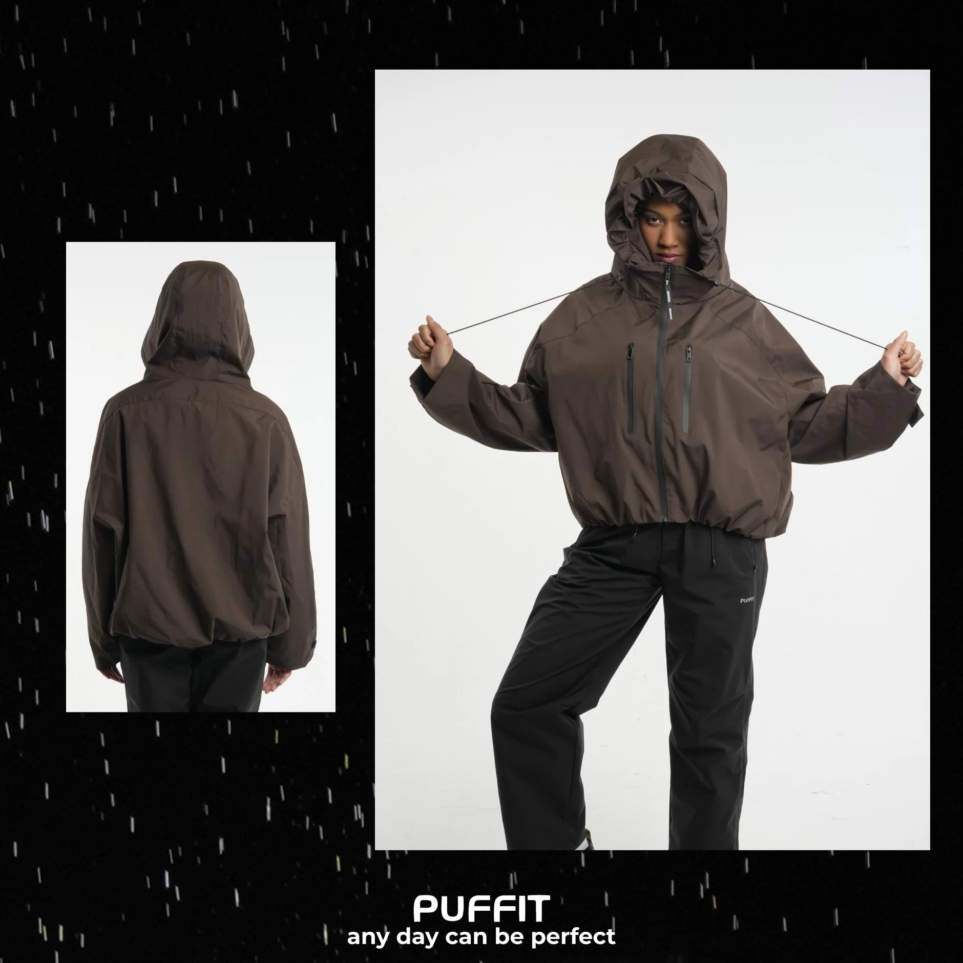 STM-TEX™ Short Oversized Rain Jacket - Image 6