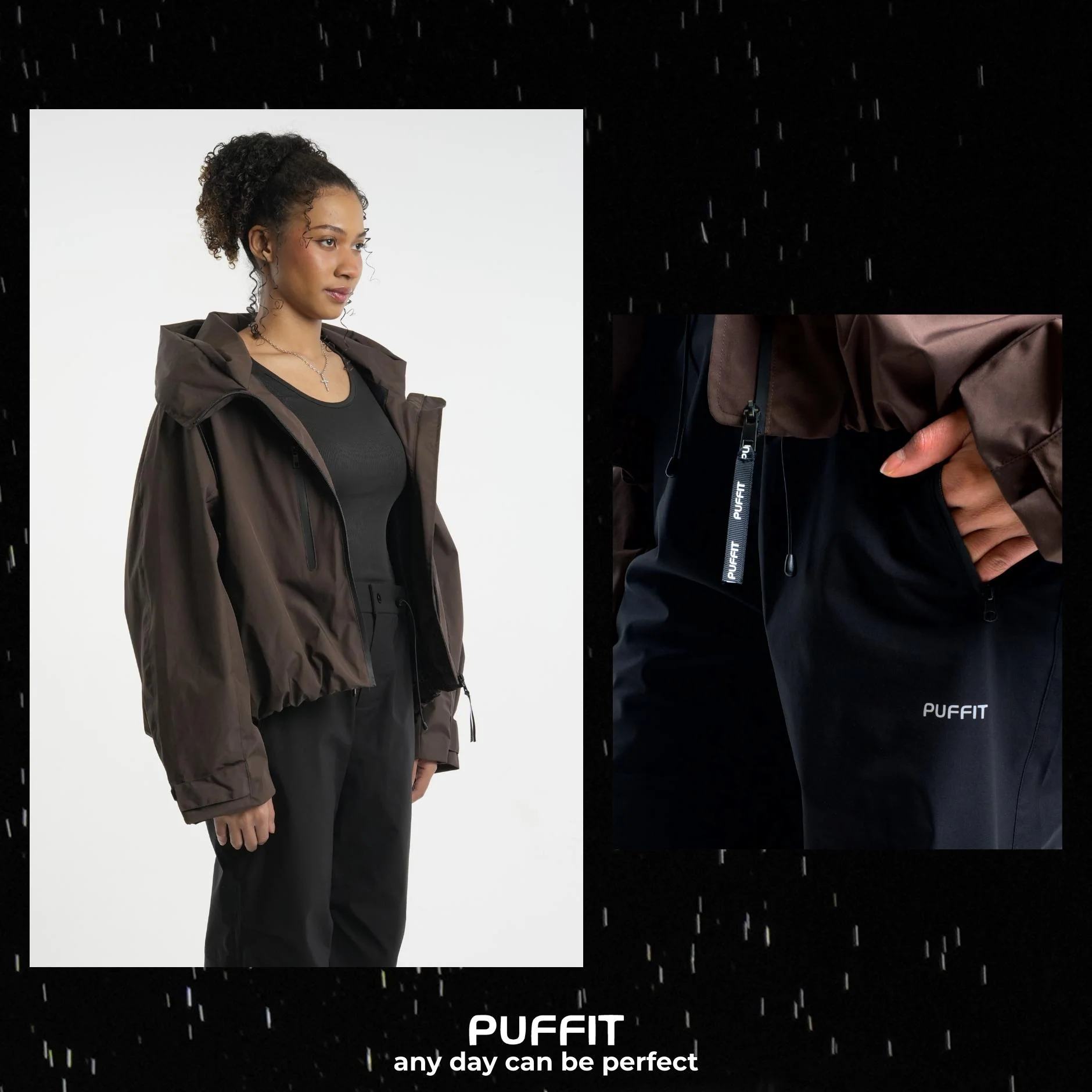 STM-TEX™ Short Oversized Rain Jacket - Image 8