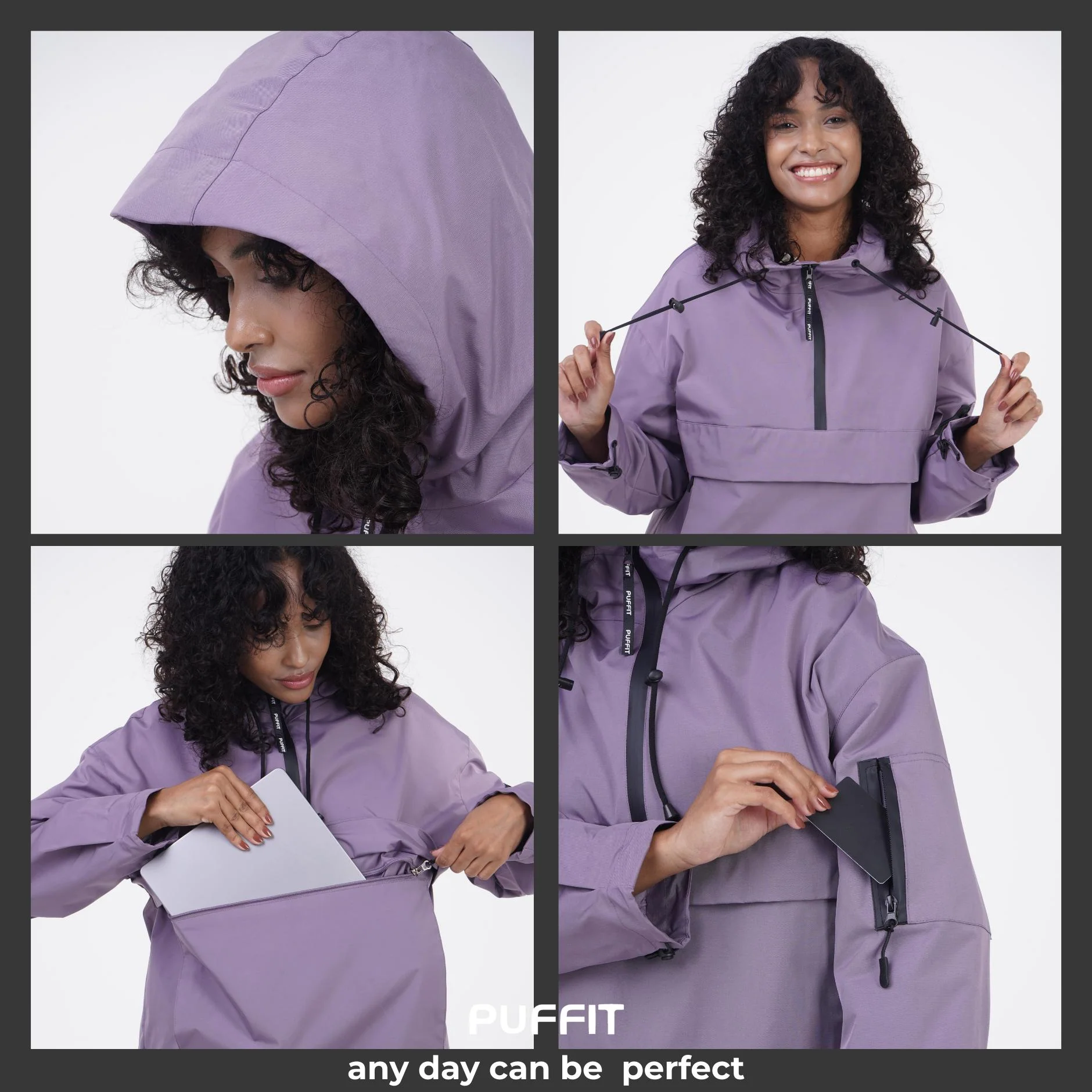 STM-TEX™  Leopard Oversized Rain Hoodie - Image 5
