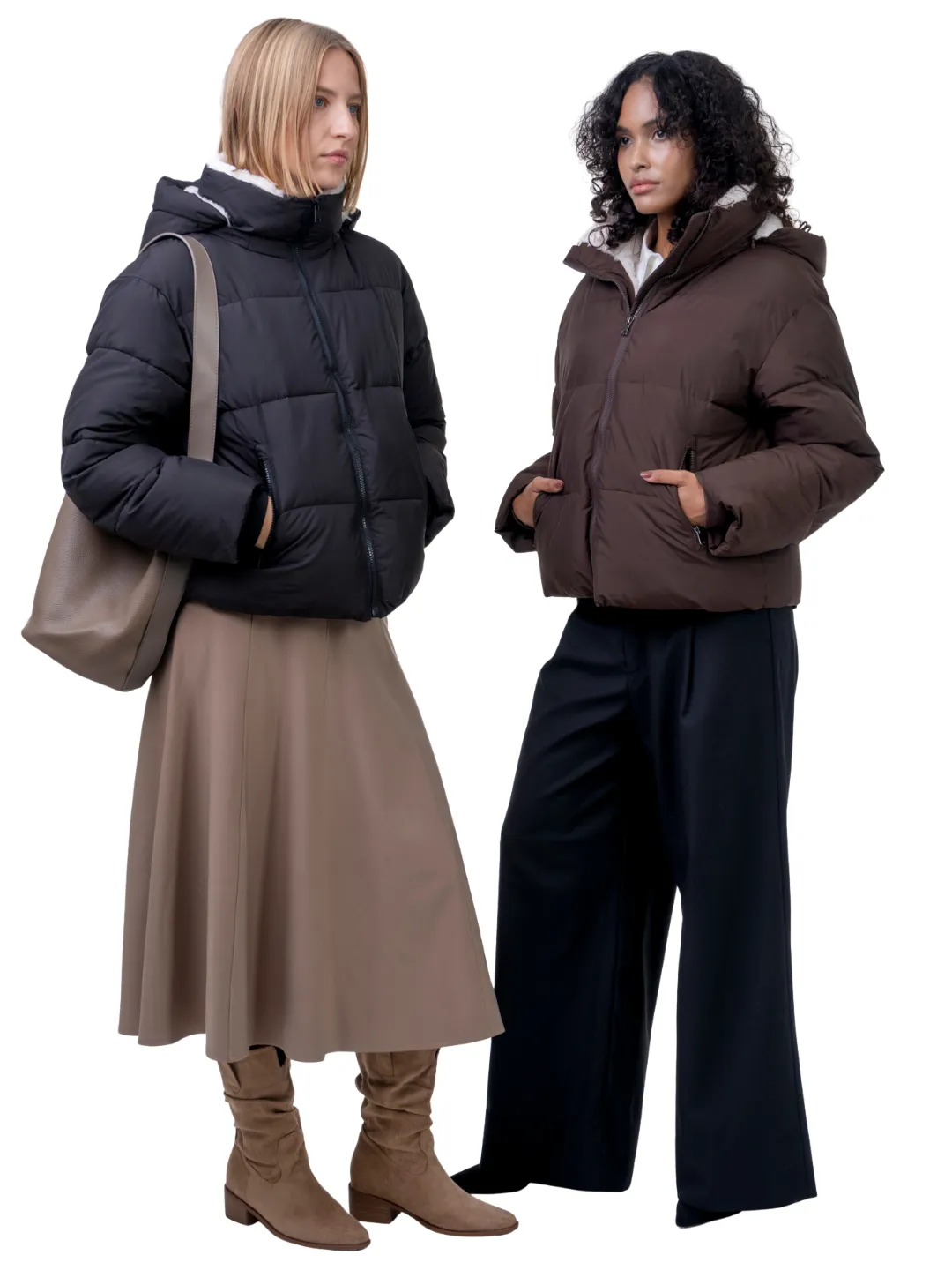 WarmCore™ Short Faux Fur Lined Puffer Jacket - Image 14