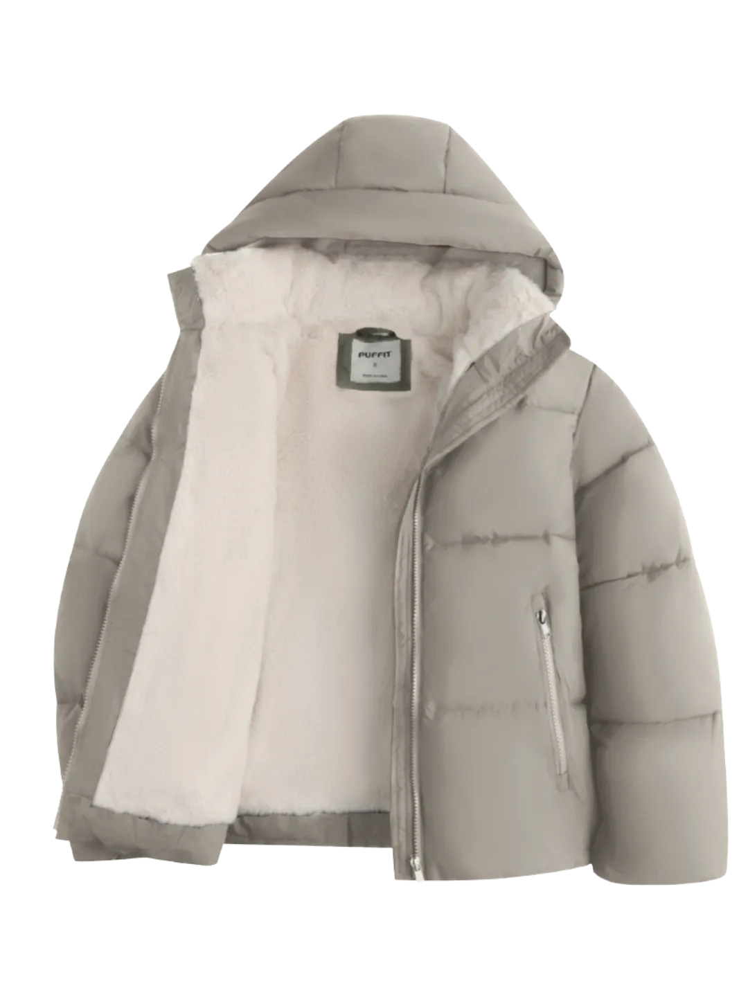 WarmCore™ Short Faux Fur Lined Puffer Jacket - Image 15