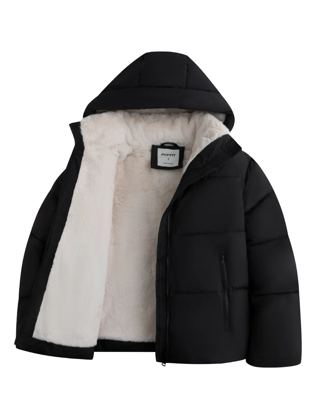 WarmCore™ Short Faux Fur Lined Puffer Jacket - Image 18