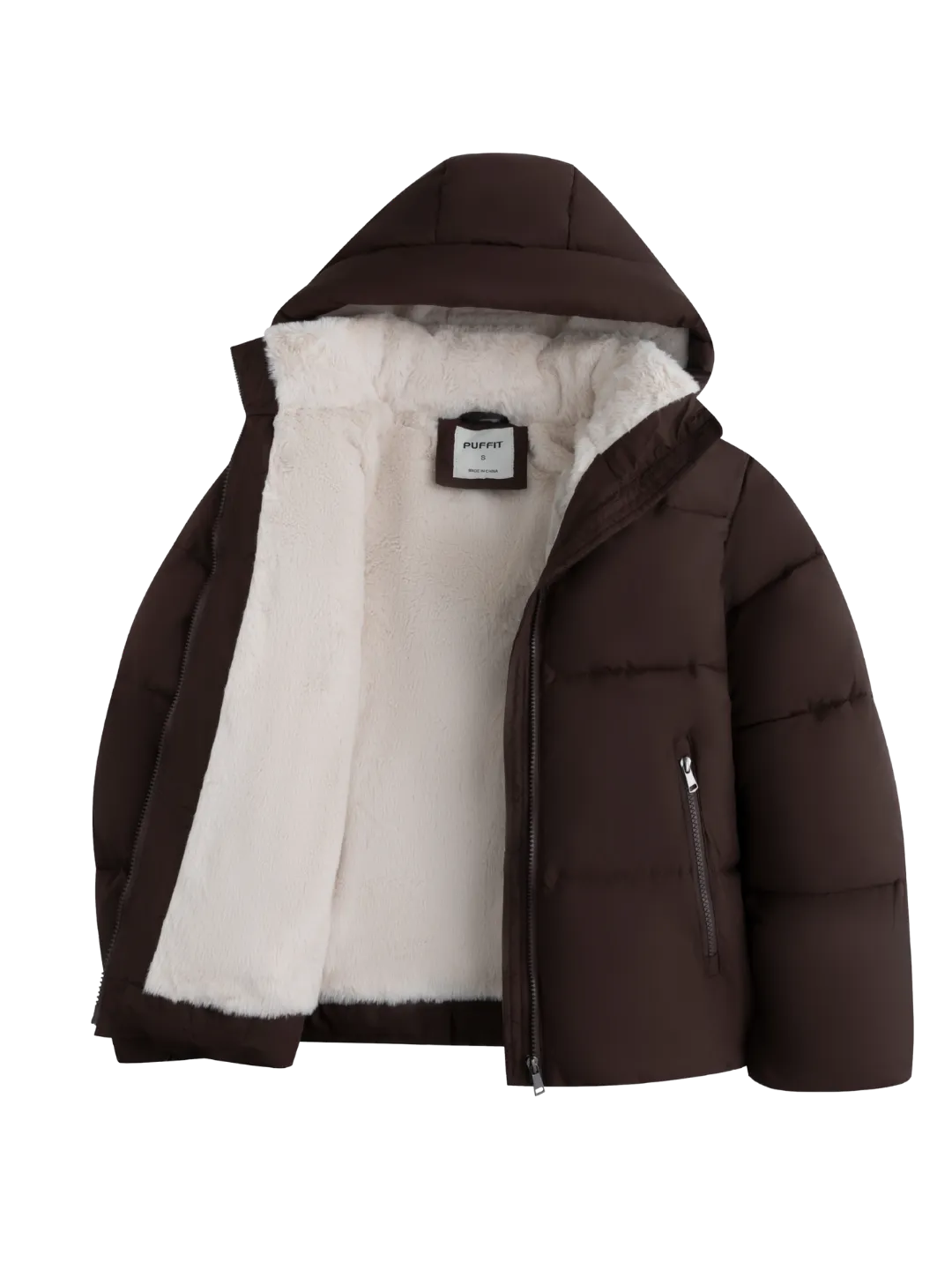 WarmCore™ Short Faux Fur Lined Puffer Jacket - Image 20