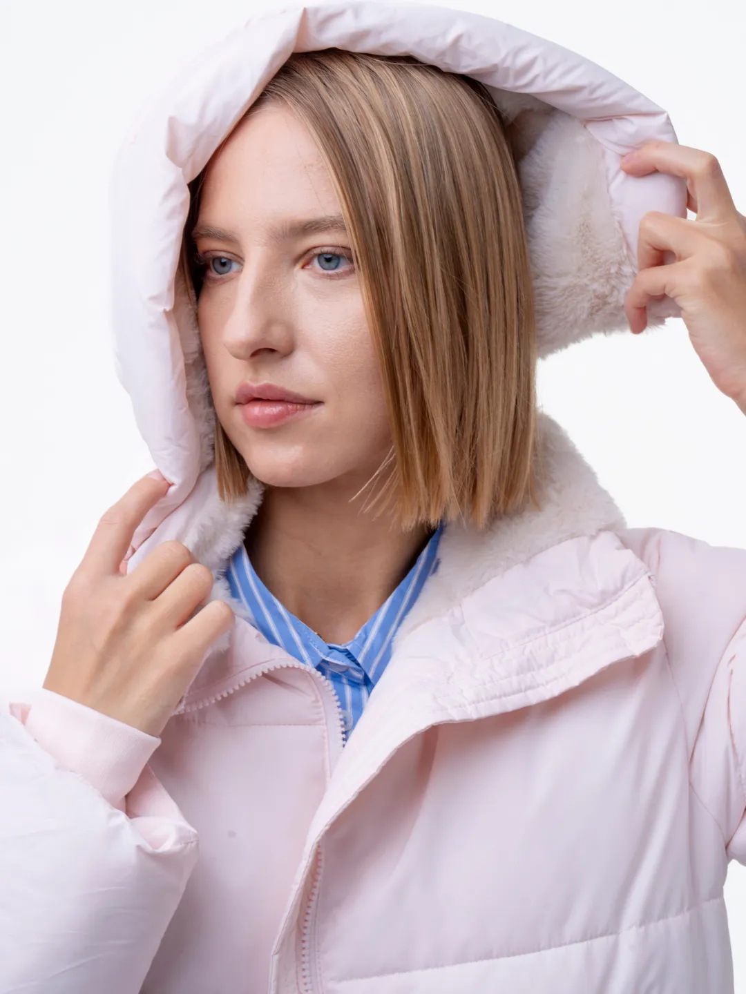 WarmCore™ Short Faux Fur Lined Puffer Jacket - Image 8