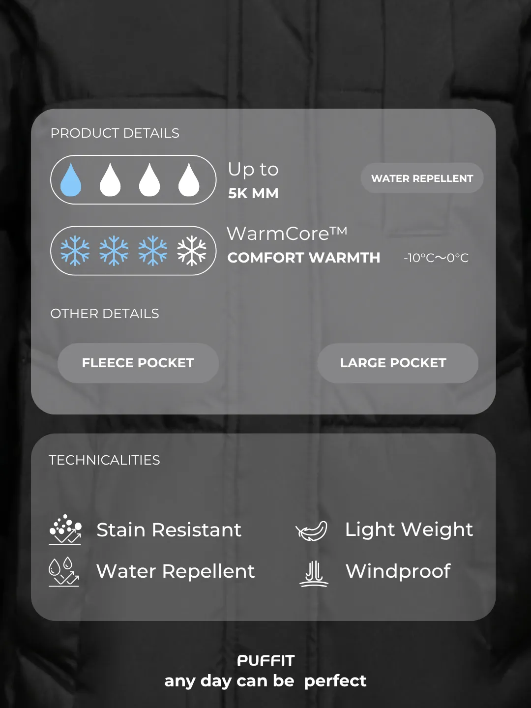 WarmCore™ Classic Long Hooded Puffer Jacket - Image 3